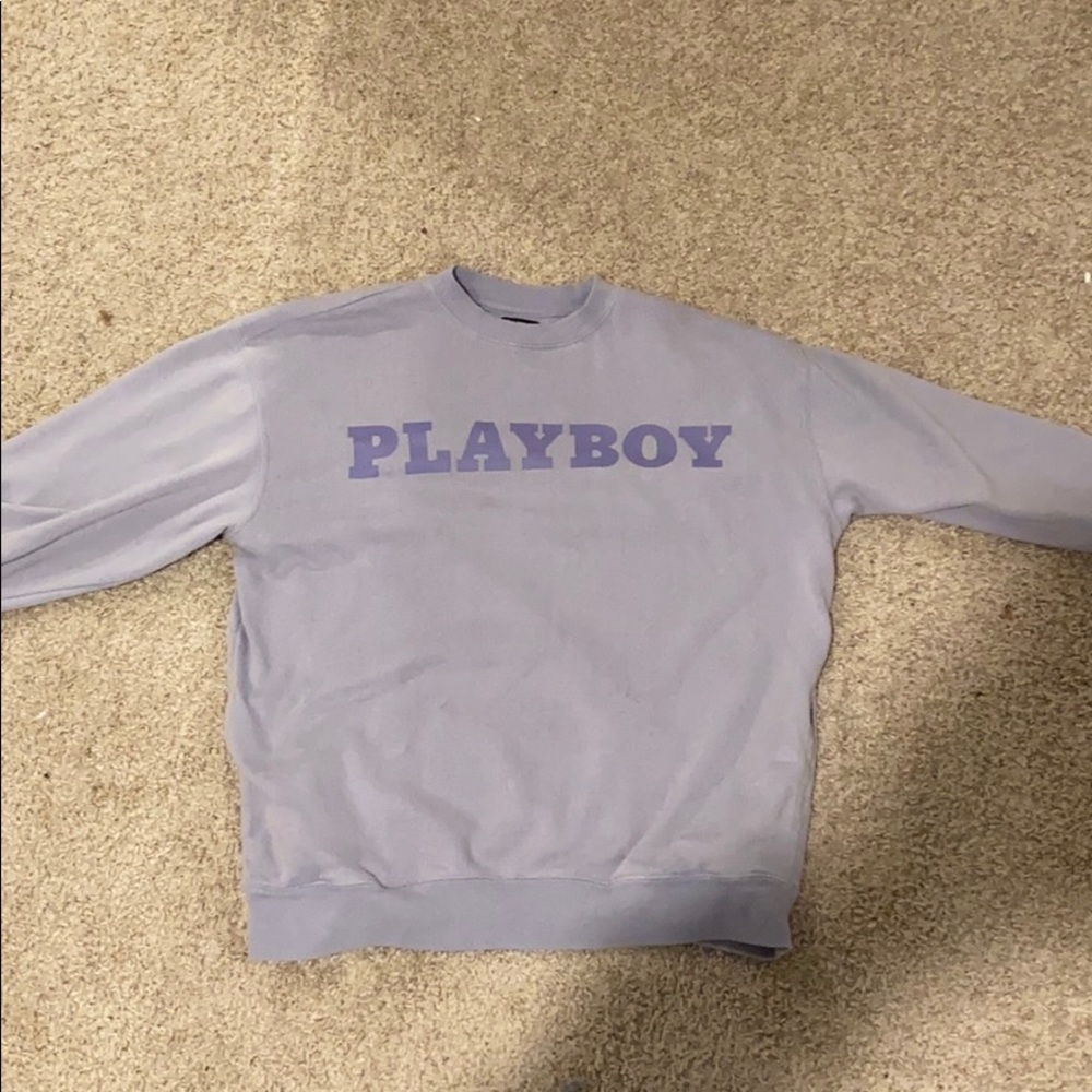 Purple Playboy crew neck
